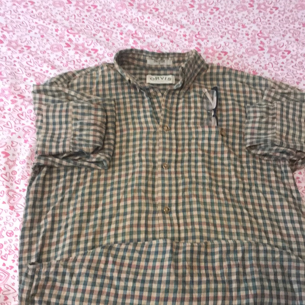 ORVIS Long Sleeve Button Down Casual Medium